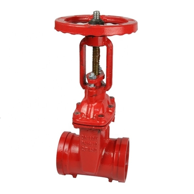 Flange End OS&Y Fire Fighting Resilient Seal Gate Valve