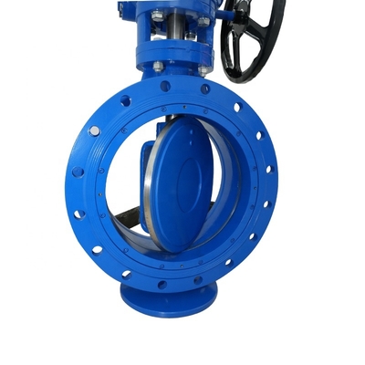 Double Ecentric Bi-directional Metal sealed Cast Iron Electric Actuator butterfly Valve