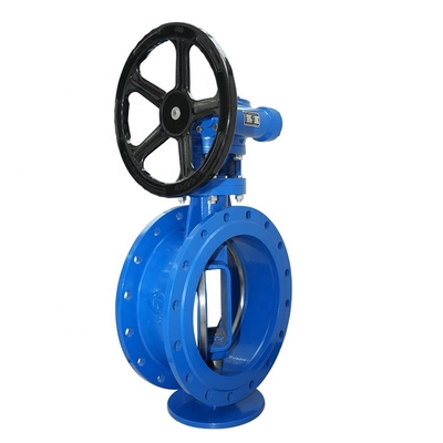 Double Ecentric Bi-directional Metal sealed Cast Iron Electric Actuator butterfly Valve