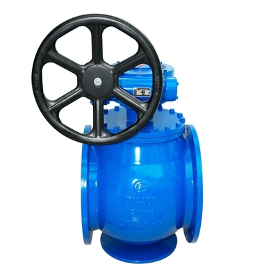 China 4 Inch Top Mounted Flange Eccentric High Pressure Half Ball Check Valve