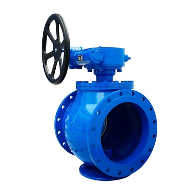 China 4 Inch Top Mounted Flange Eccentric High Pressure Half Ball Check Valve