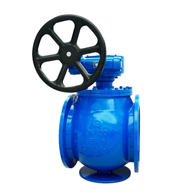 China 4 Inch Top Mounted Flange Eccentric High Pressure Half Ball Check Valve