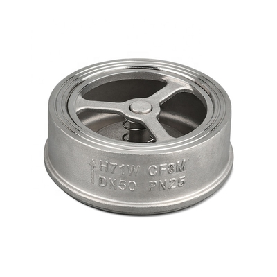 Wafer Dou Disc Axial Check Valve 4 in Stainless Steel Check Valve