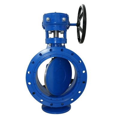Double Ecentric Bi-directional Metal sealed Cast Iron Electric Actuator butterfly Valve